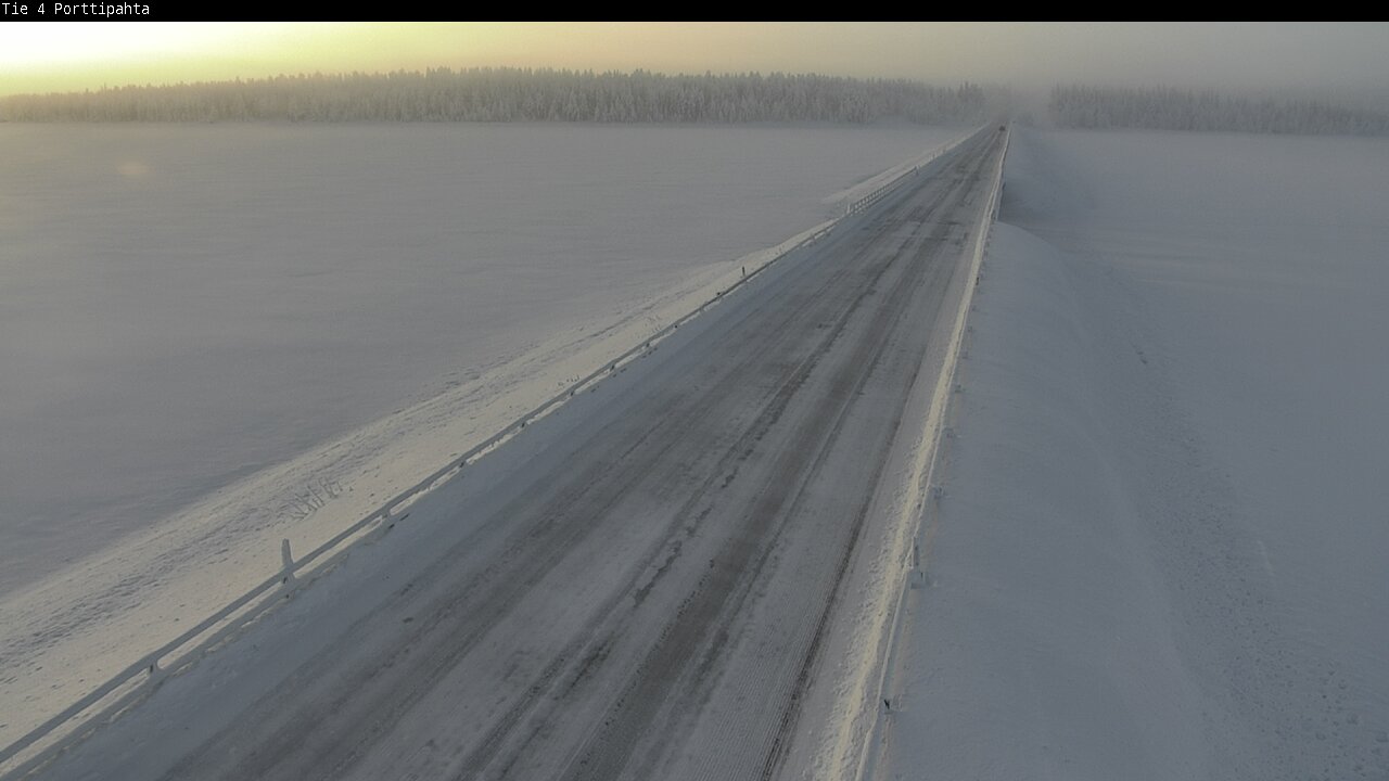 Weather Camera Image Road 4 Sodankylä, Porttipahta, Sodankylä, Lappi