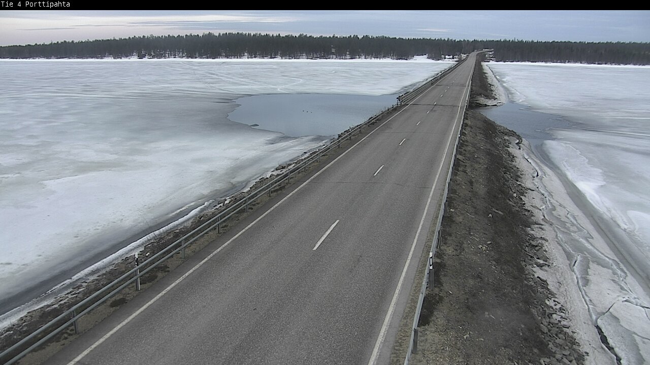 Weather Camera Image Väg 4 Sodankylä, Porttipahta, Sodankylä, Lappi