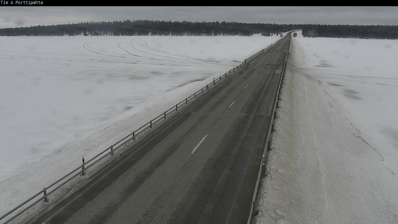 Weather Camera Image Väg 4 Sodankylä, Porttipahta, Sodankylä, Lappi