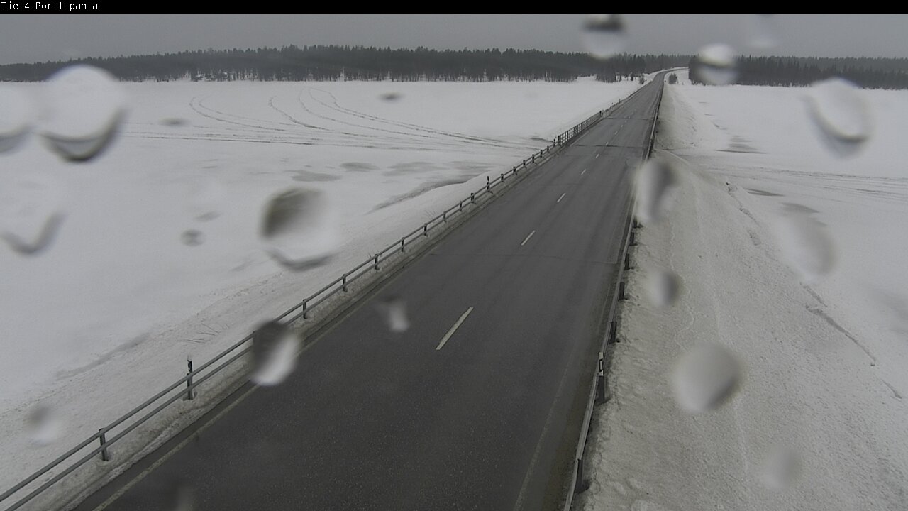 Weather Camera Image Väg 4 Sodankylä, Porttipahta, Sodankylä, Lappi