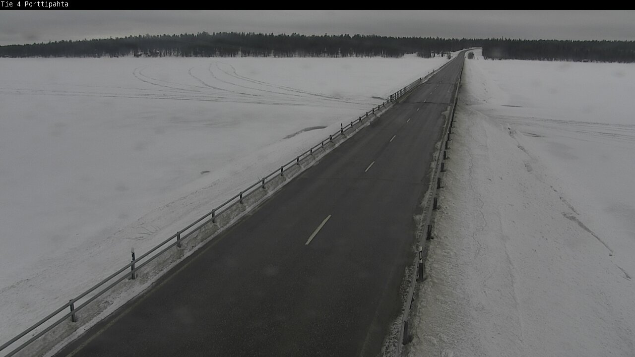 Weather Camera Image Väg 4 Sodankylä, Porttipahta, Sodankylä, Lappi