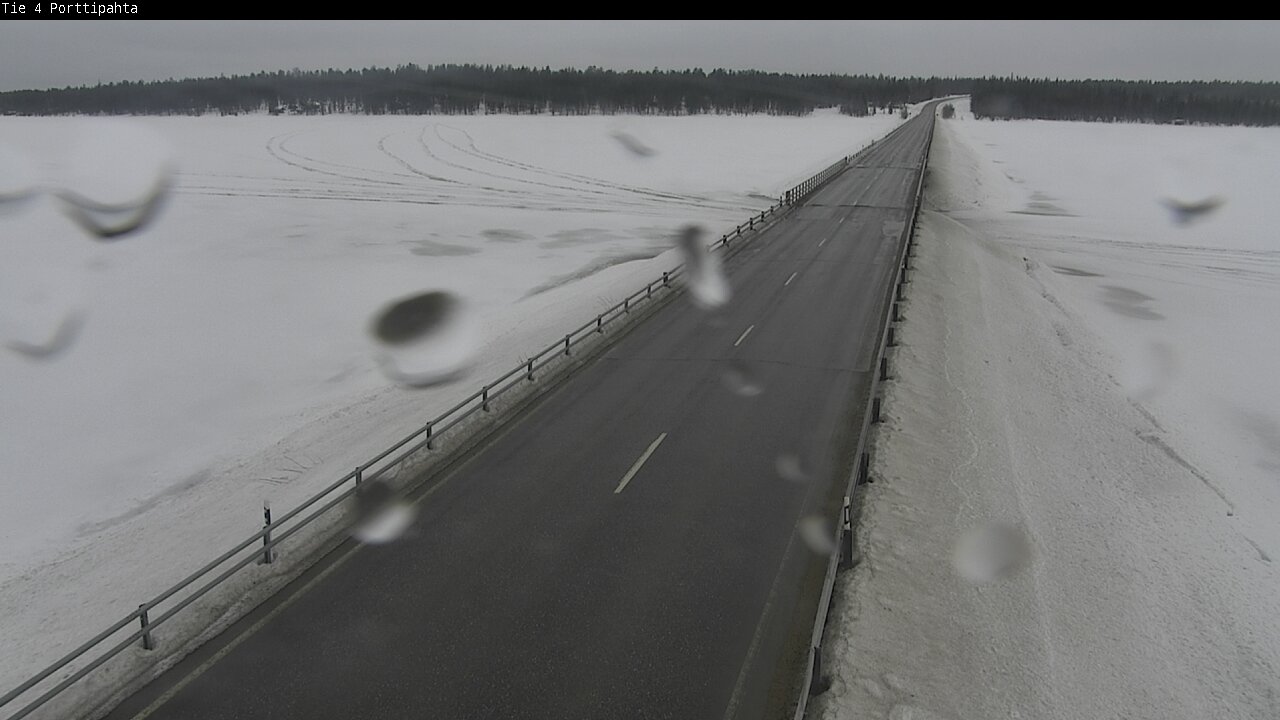 Weather Camera Image Väg 4 Sodankylä, Porttipahta, Sodankylä, Lappi