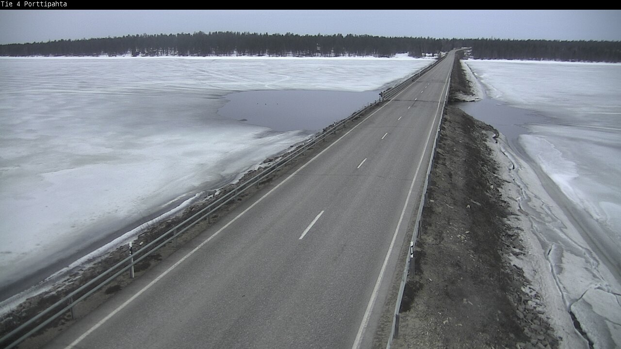 Weather Camera Image Väg 4 Sodankylä, Porttipahta, Sodankylä, Lappi
