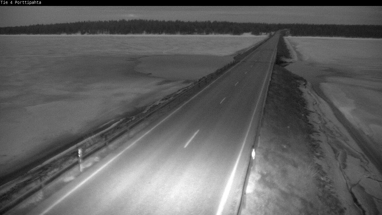 Weather Camera Image Väg 4 Sodankylä, Porttipahta, Sodankylä, Lappi