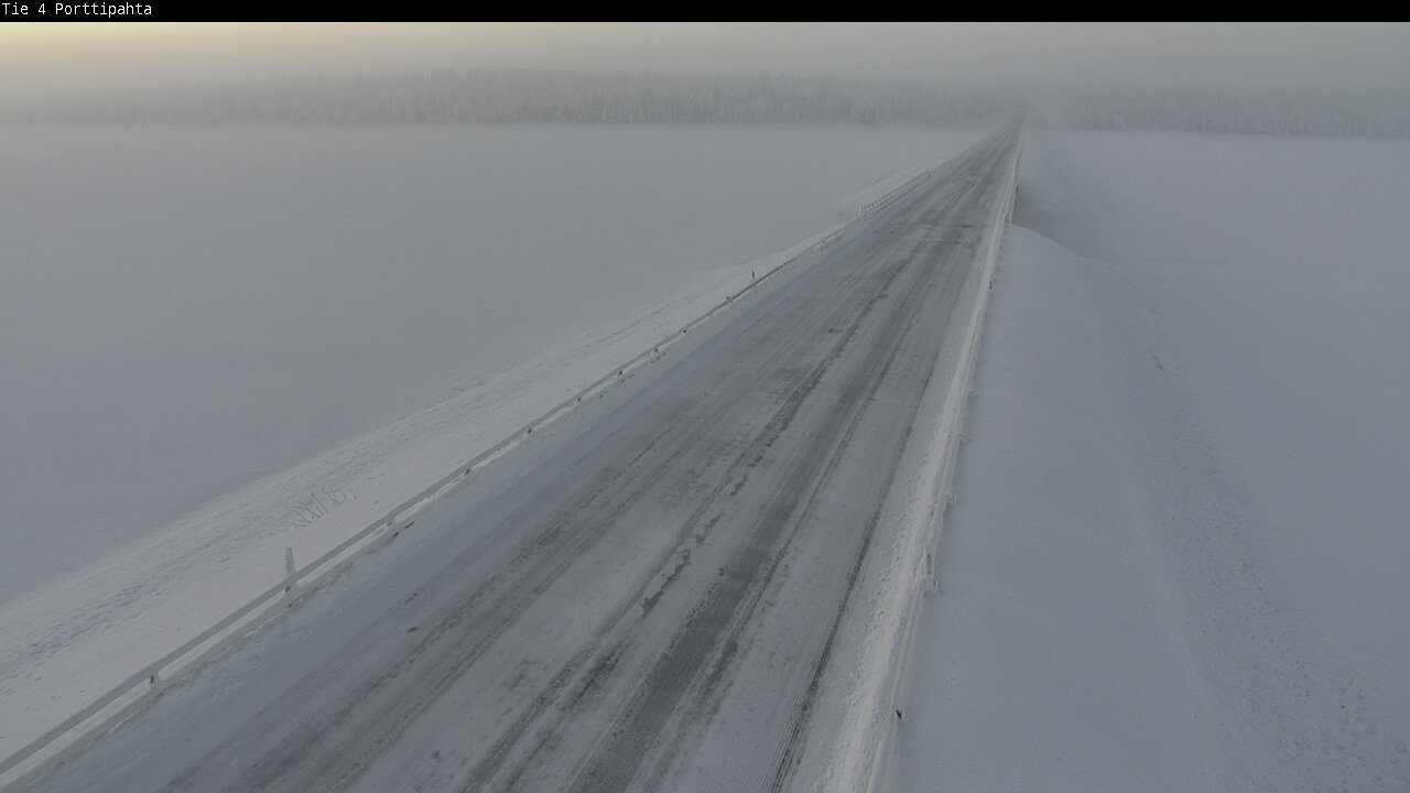 Weather Camera Image Road 4 Sodankylä, Porttipahta, Sodankylä, Lappi
