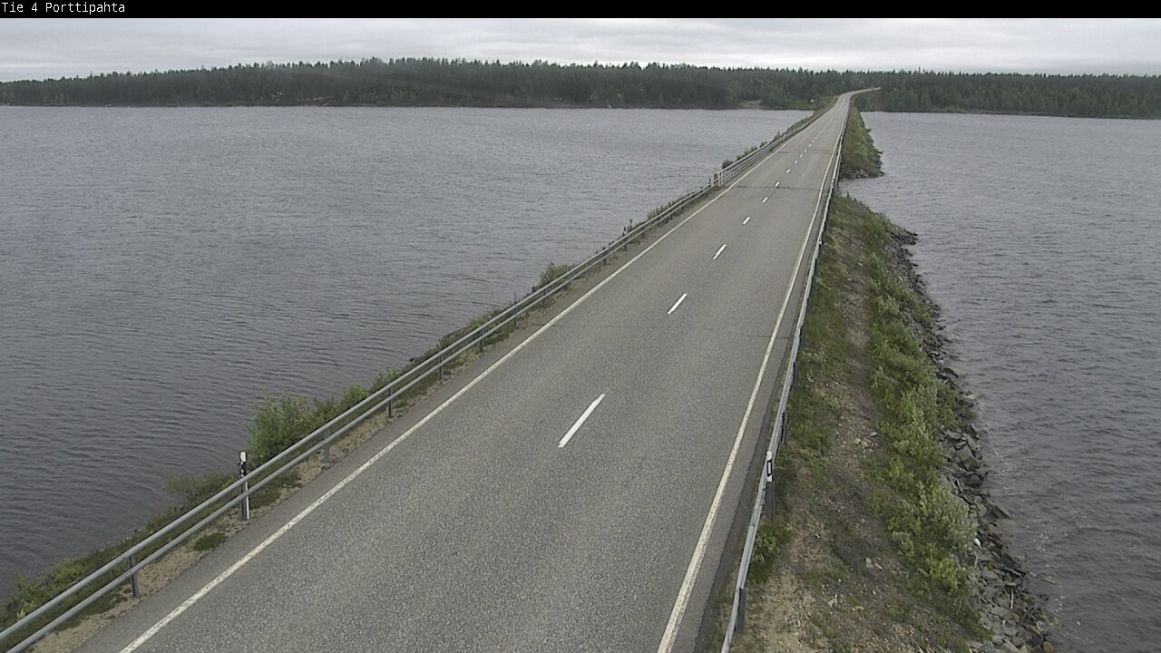 Weather Camera Image Väg 4 Sodankylä, Porttipahta, Sodankylä, Lappi