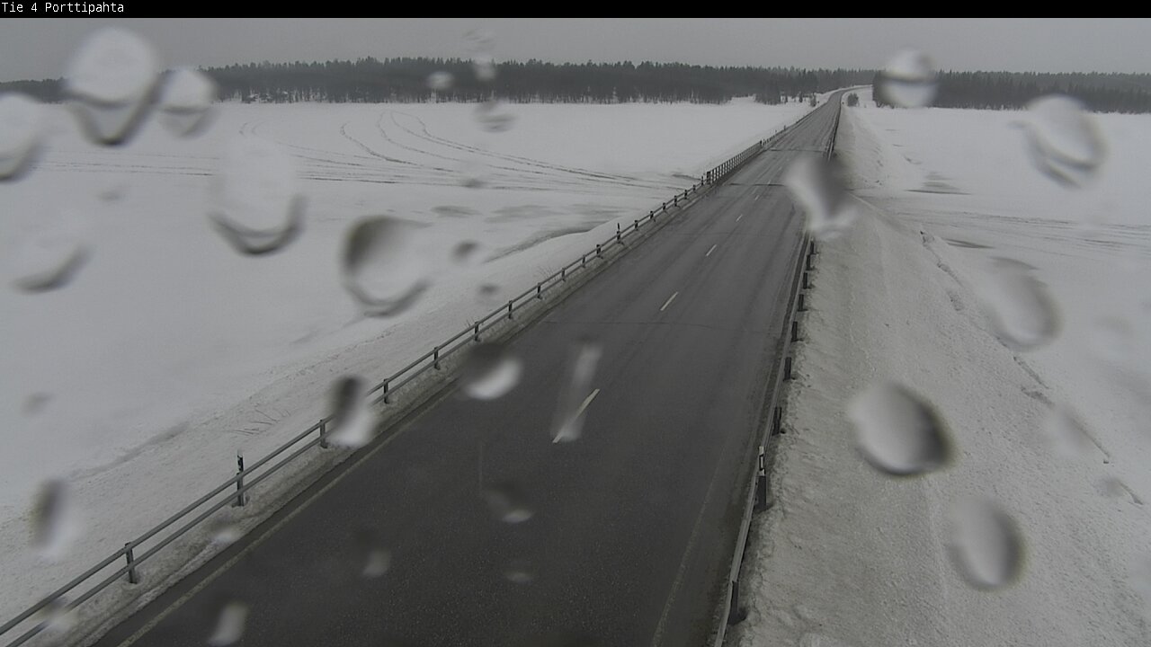 Weather Camera Image Väg 4 Sodankylä, Porttipahta, Sodankylä, Lappi