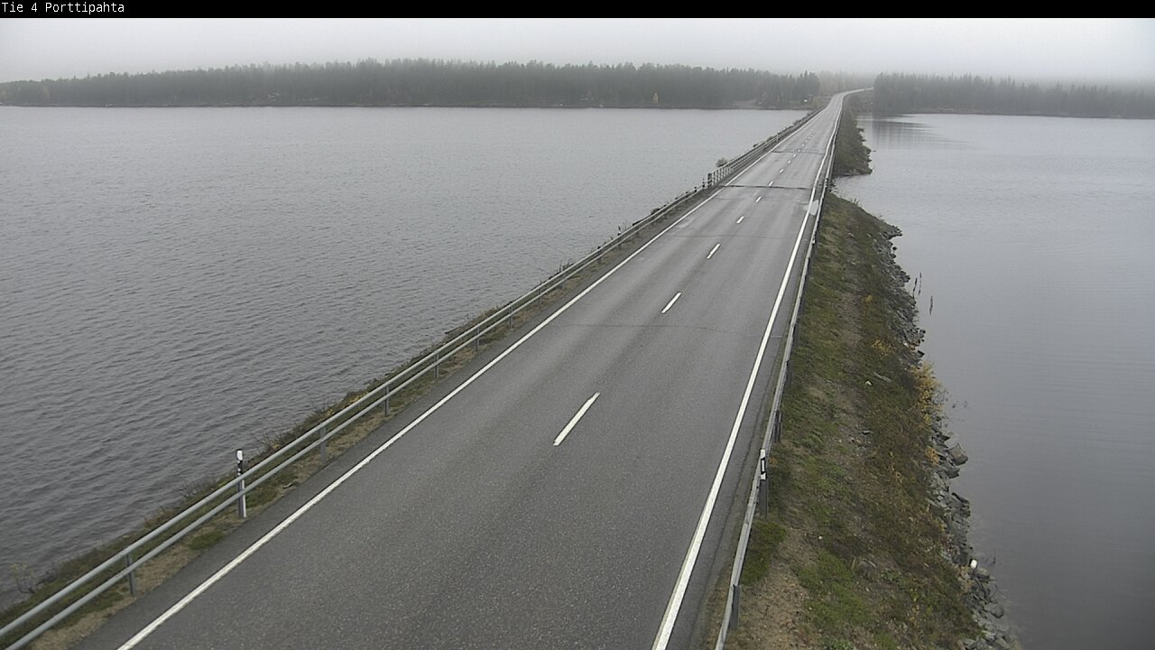 Weather Camera Image Väg 4 Sodankylä, Porttipahta, Sodankylä, Lappi