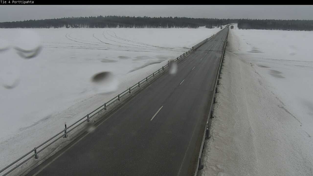 Weather Camera Image Väg 4 Sodankylä, Porttipahta, Sodankylä, Lappi