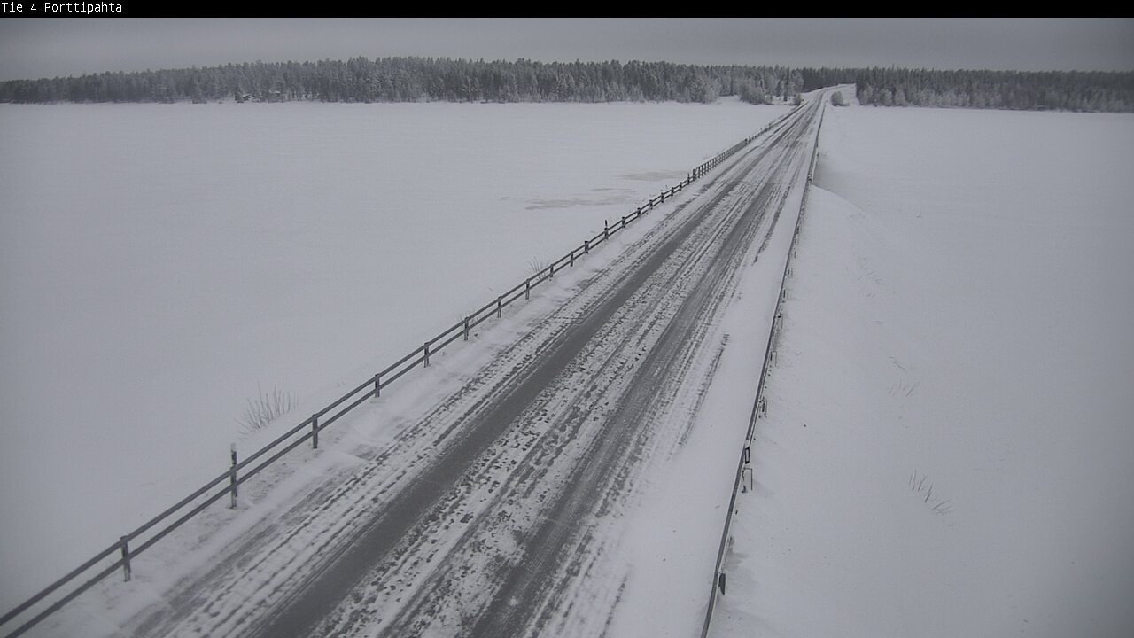 Weather Camera Image Road 4 Sodankylä, Porttipahta, Sodankylä, Lappi