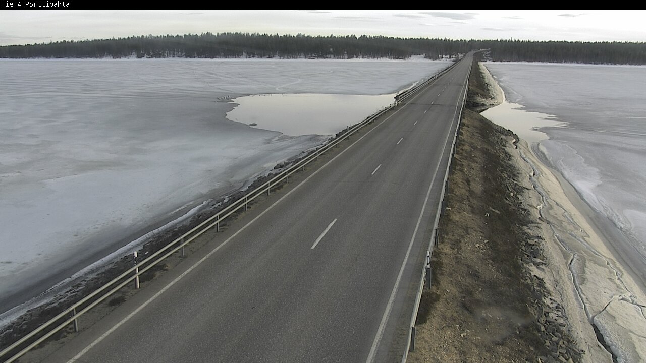 Weather Camera Image Väg 4 Sodankylä, Porttipahta, Sodankylä, Lappi