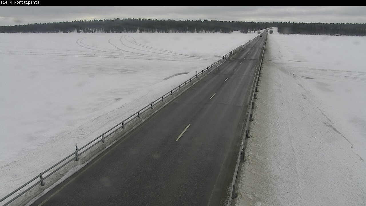Weather Camera Image Väg 4 Sodankylä, Porttipahta, Sodankylä, Lappi
