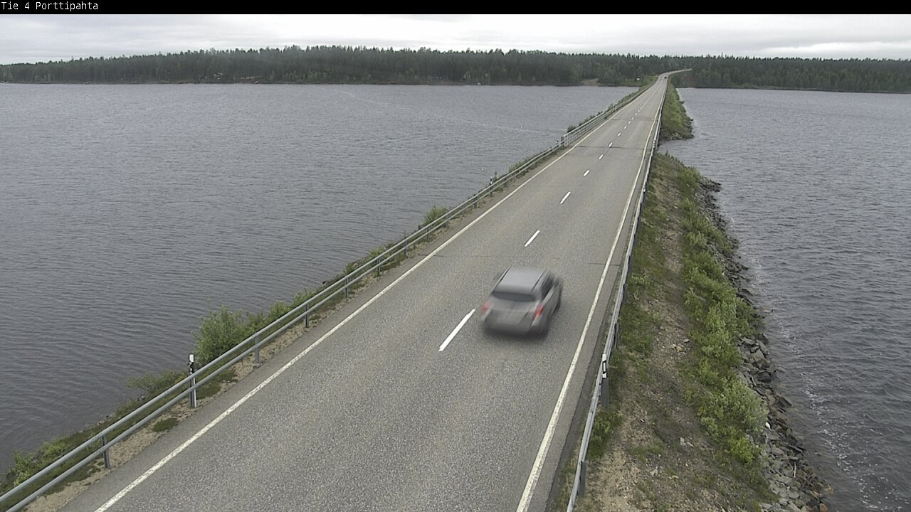 Weather Camera Image Road 4 Sodankylä, Porttipahta, Sodankylä, Lappi