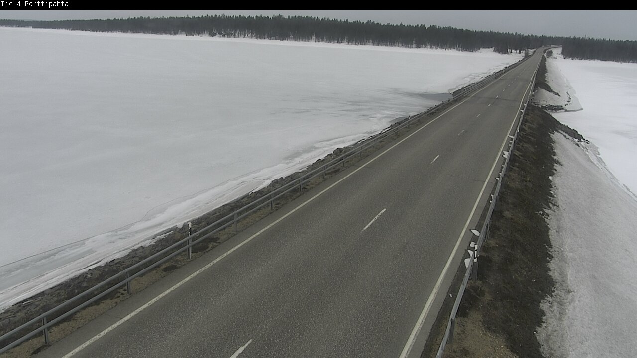 Weather Camera Image Road 4 Sodankylä, Porttipahta, Sodankylä, Lappi