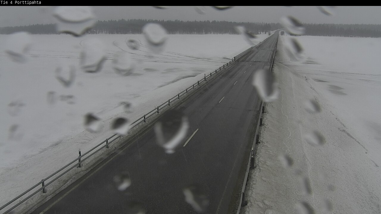 Weather Camera Image Väg 4 Sodankylä, Porttipahta, Sodankylä, Lappi