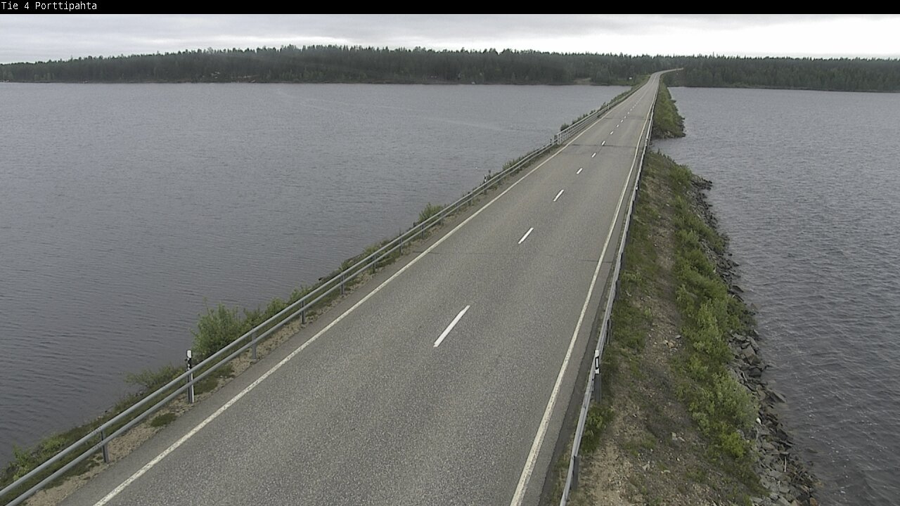 Weather Camera Image Väg 4 Sodankylä, Porttipahta, Sodankylä, Lappi