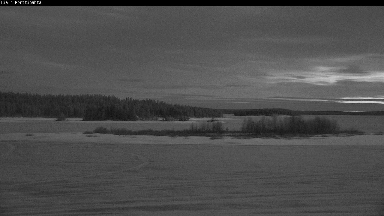 Weather Camera Image Road 4 Sodankylä, Porttipahta, Sodankylä, Lappi