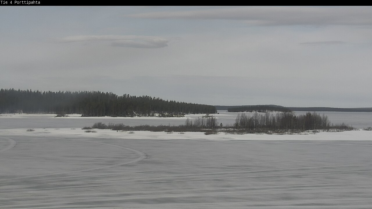 Weather Camera Image Väg 4 Sodankylä, Porttipahta, Sodankylä, Lappi