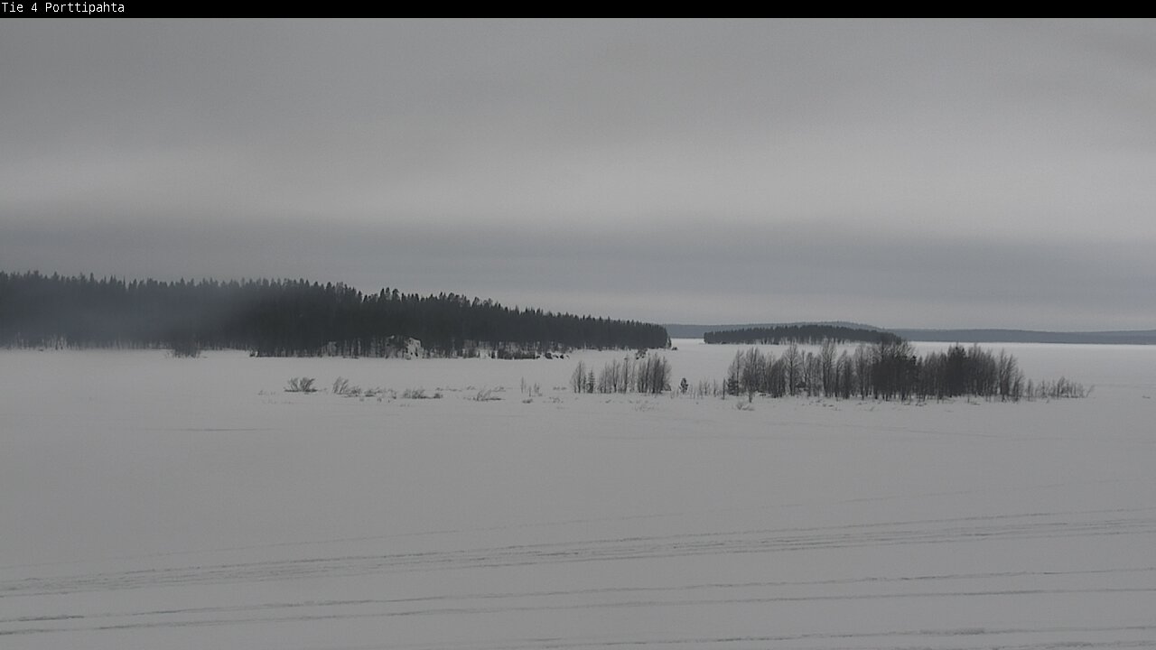 Weather Camera Image Road 4 Sodankylä, Porttipahta, Sodankylä, Lappi