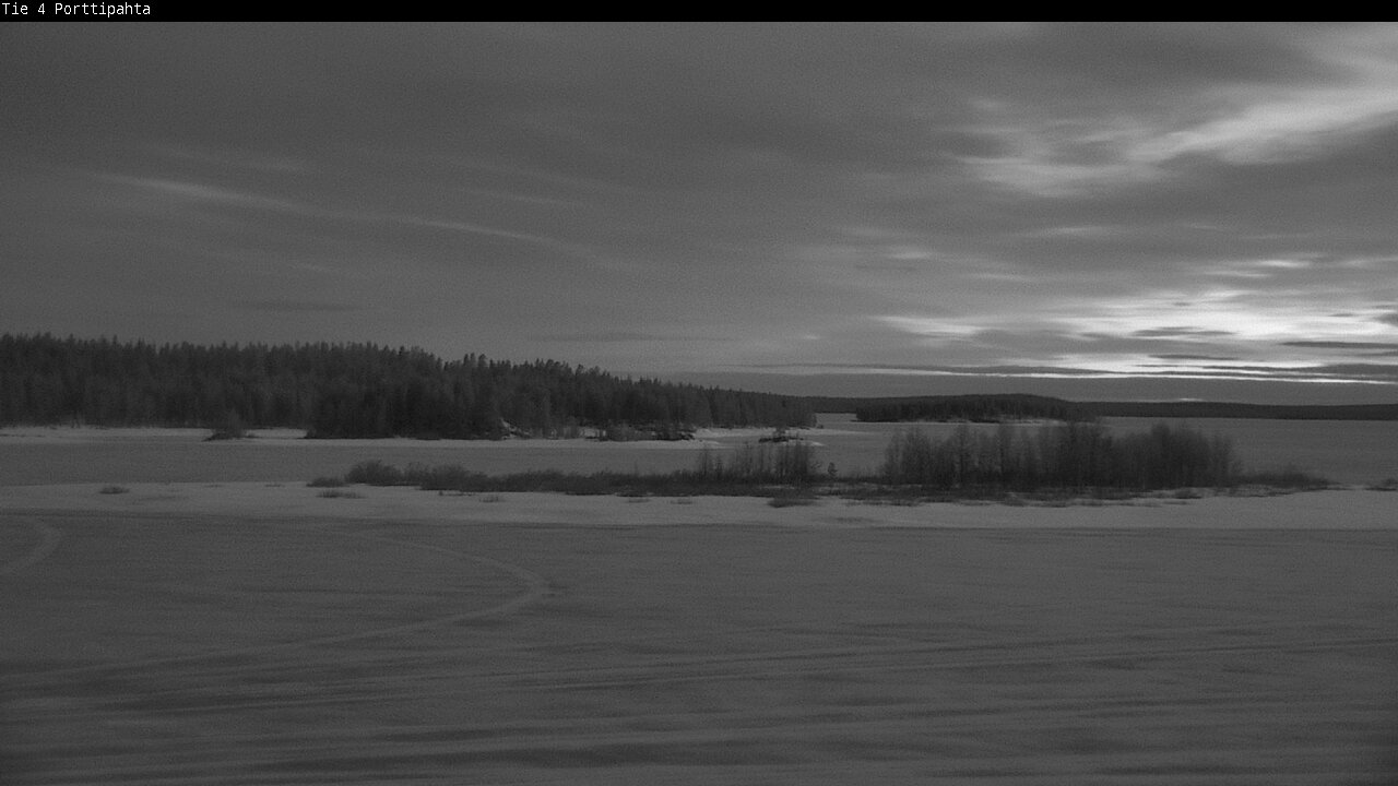 Weather Camera Image Road 4 Sodankylä, Porttipahta, Sodankylä, Lappi