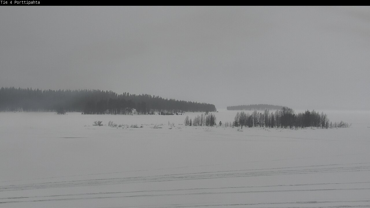 Weather Camera Image Road 4 Sodankylä, Porttipahta, Sodankylä, Lappi