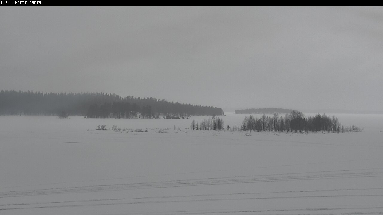 Weather Camera Image Road 4 Sodankylä, Porttipahta, Sodankylä, Lappi