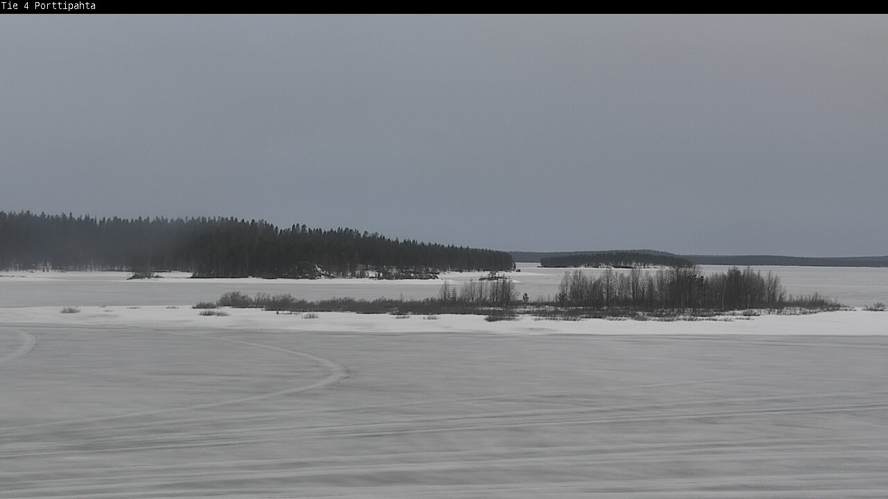 Weather Camera Image Väg 4 Sodankylä, Porttipahta, Sodankylä, Lappi