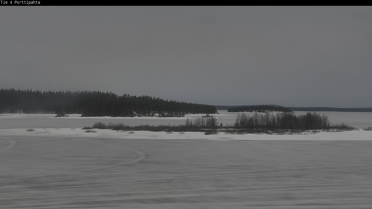 Weather Camera Image Väg 4 Sodankylä, Porttipahta, Sodankylä, Lappi