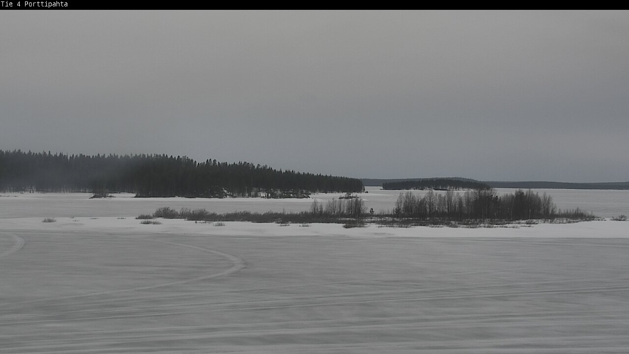 Weather Camera Image Väg 4 Sodankylä, Porttipahta, Sodankylä, Lappi