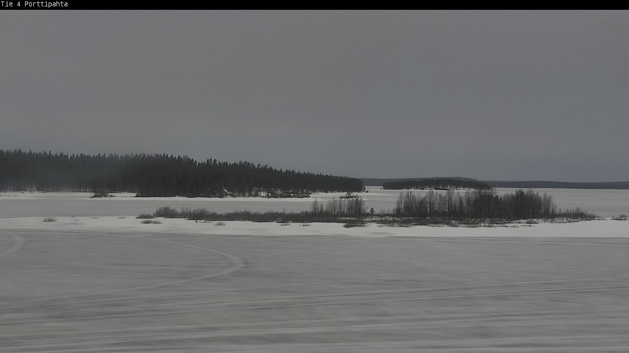 Weather Camera Image Väg 4 Sodankylä, Porttipahta, Sodankylä, Lappi