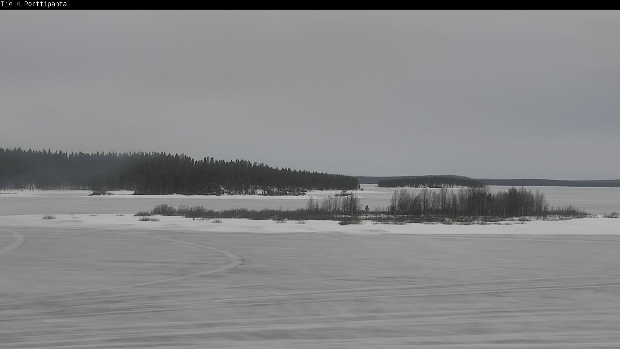 Weather Camera Image Väg 4 Sodankylä, Porttipahta, Sodankylä, Lappi