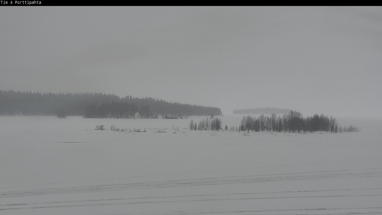 Weather Camera Image Road 4 Sodankylä, Porttipahta, Sodankylä, Lappi