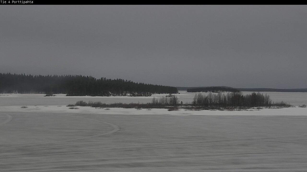 Weather Camera Image Väg 4 Sodankylä, Porttipahta, Sodankylä, Lappi