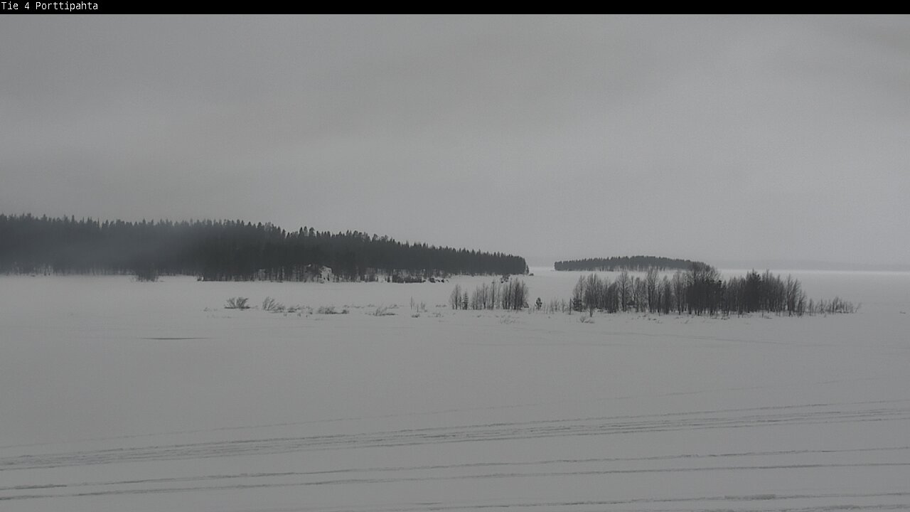 Weather Camera Image Road 4 Sodankylä, Porttipahta, Sodankylä, Lappi