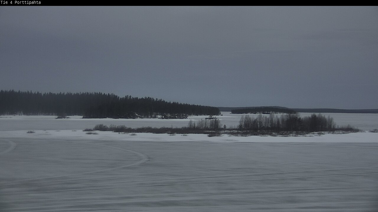 Weather Camera Image Väg 4 Sodankylä, Porttipahta, Sodankylä, Lappi