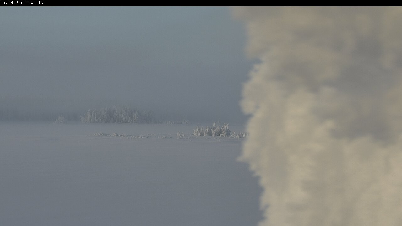 Weather Camera Image Road 4 Sodankylä, Porttipahta, Sodankylä, Lappi