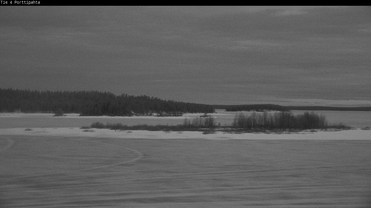 Weather Camera Image Väg 4 Sodankylä, Porttipahta, Sodankylä, Lappi