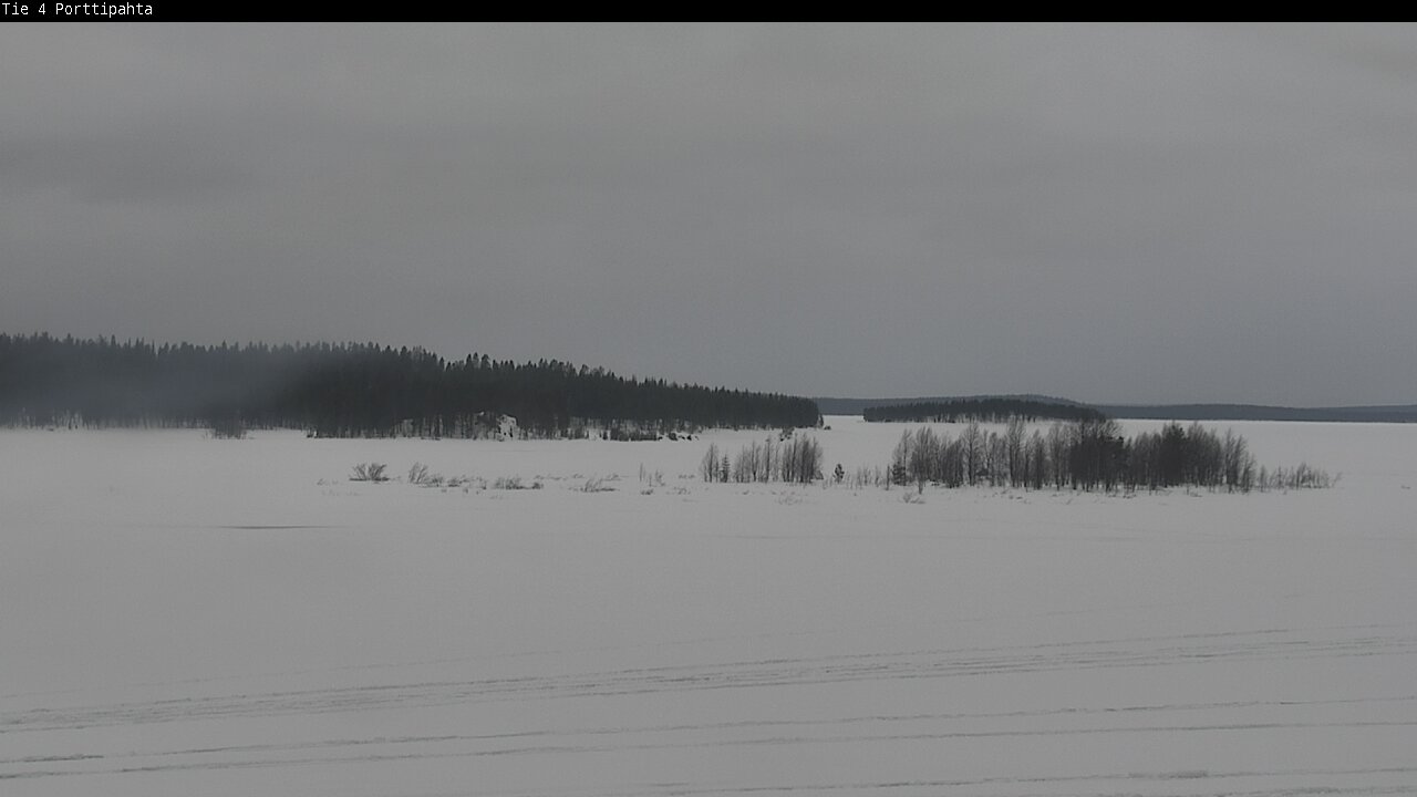 Weather Camera Image Road 4 Sodankylä, Porttipahta, Sodankylä, Lappi