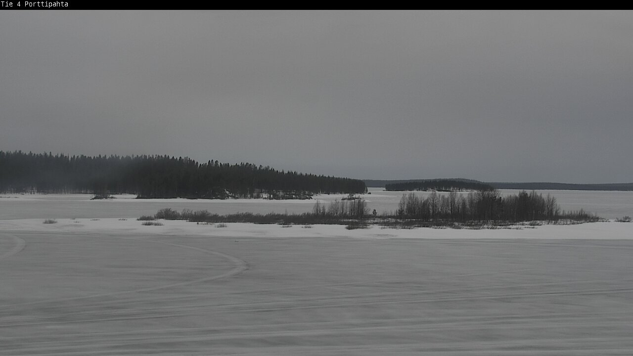 Weather Camera Image Väg 4 Sodankylä, Porttipahta, Sodankylä, Lappi