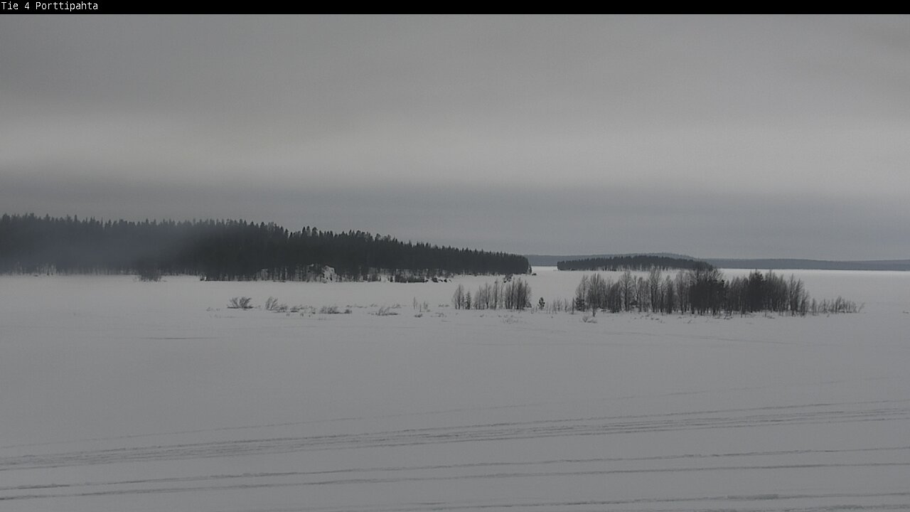 Weather Camera Image Väg 4 Sodankylä, Porttipahta, Sodankylä, Lappi