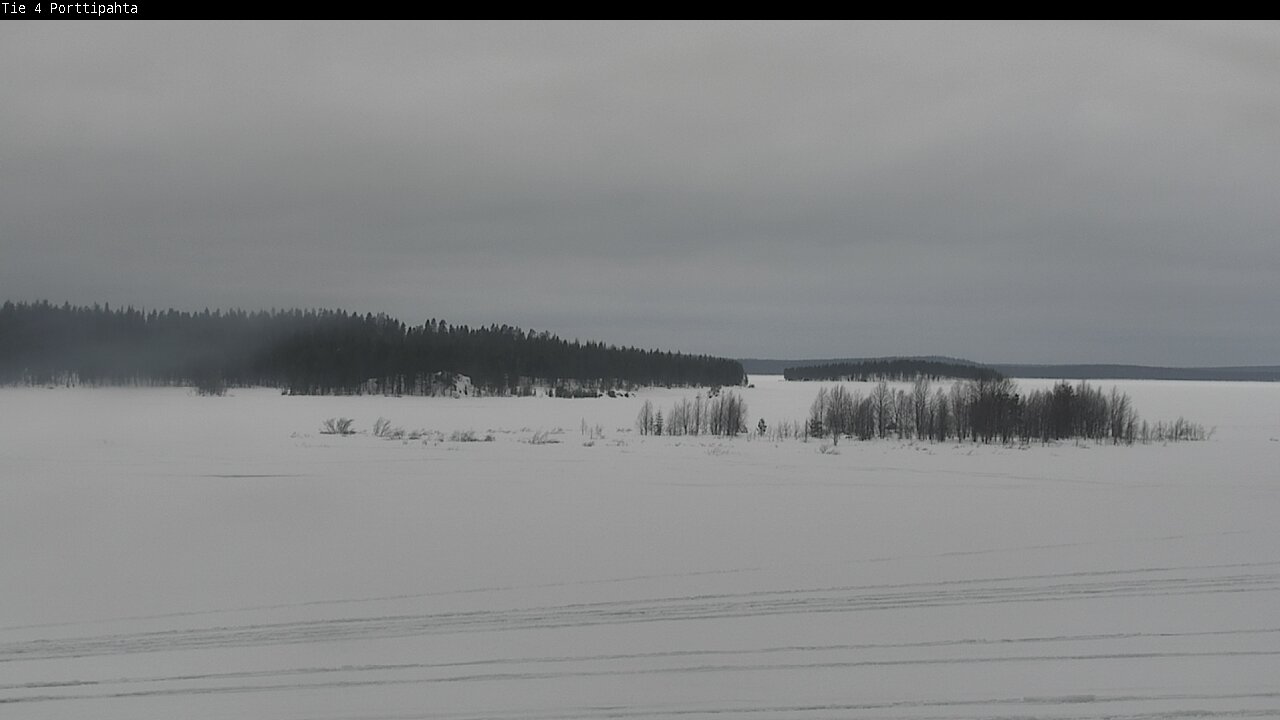 Weather Camera Image Road 4 Sodankylä, Porttipahta, Sodankylä, Lappi