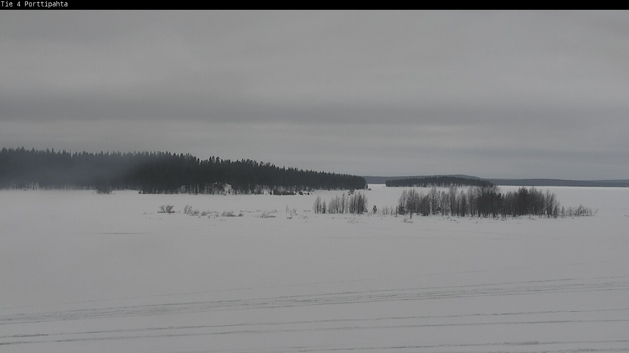 Weather Camera Image Väg 4 Sodankylä, Porttipahta, Sodankylä, Lappi