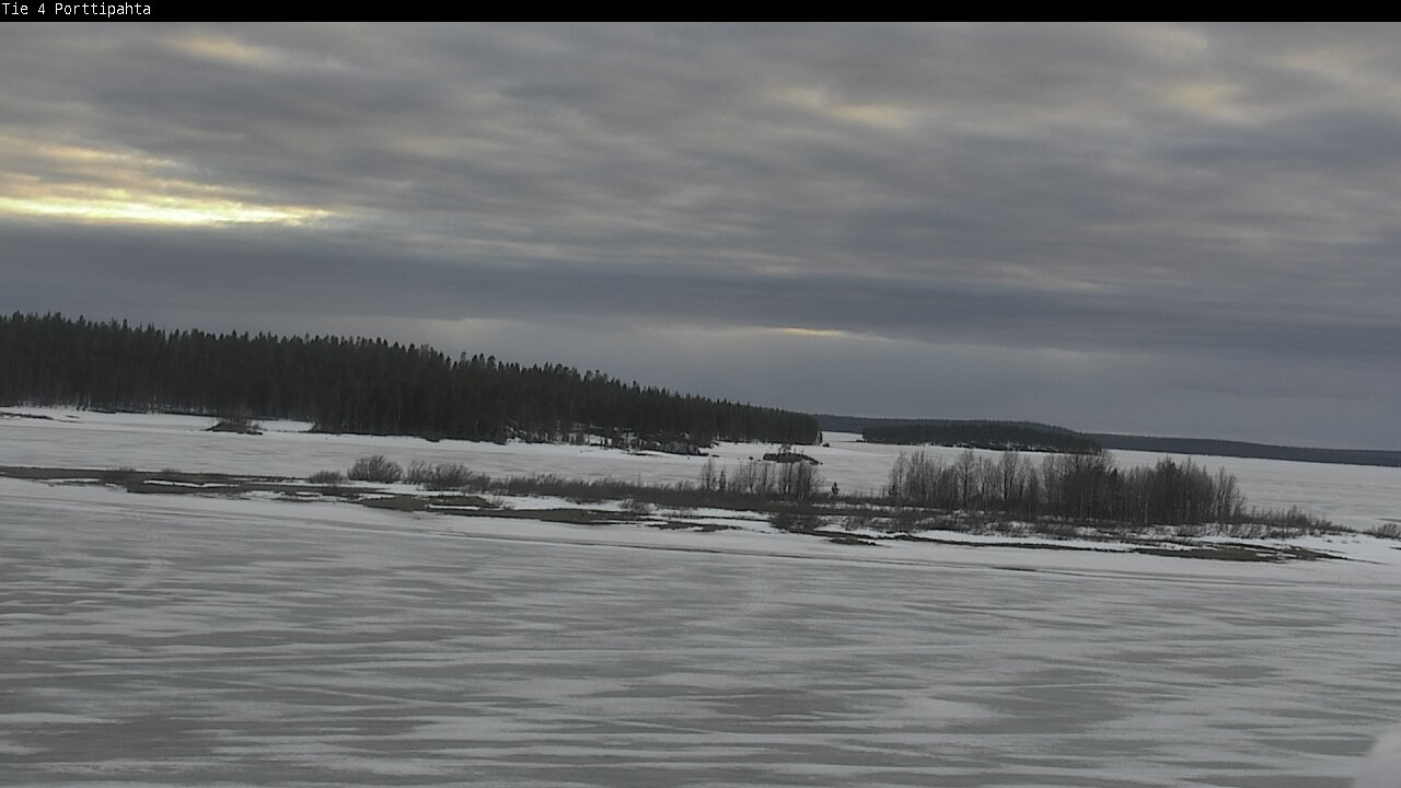Weather Camera Image Road 4 Sodankylä, Porttipahta, Sodankylä, Lappi