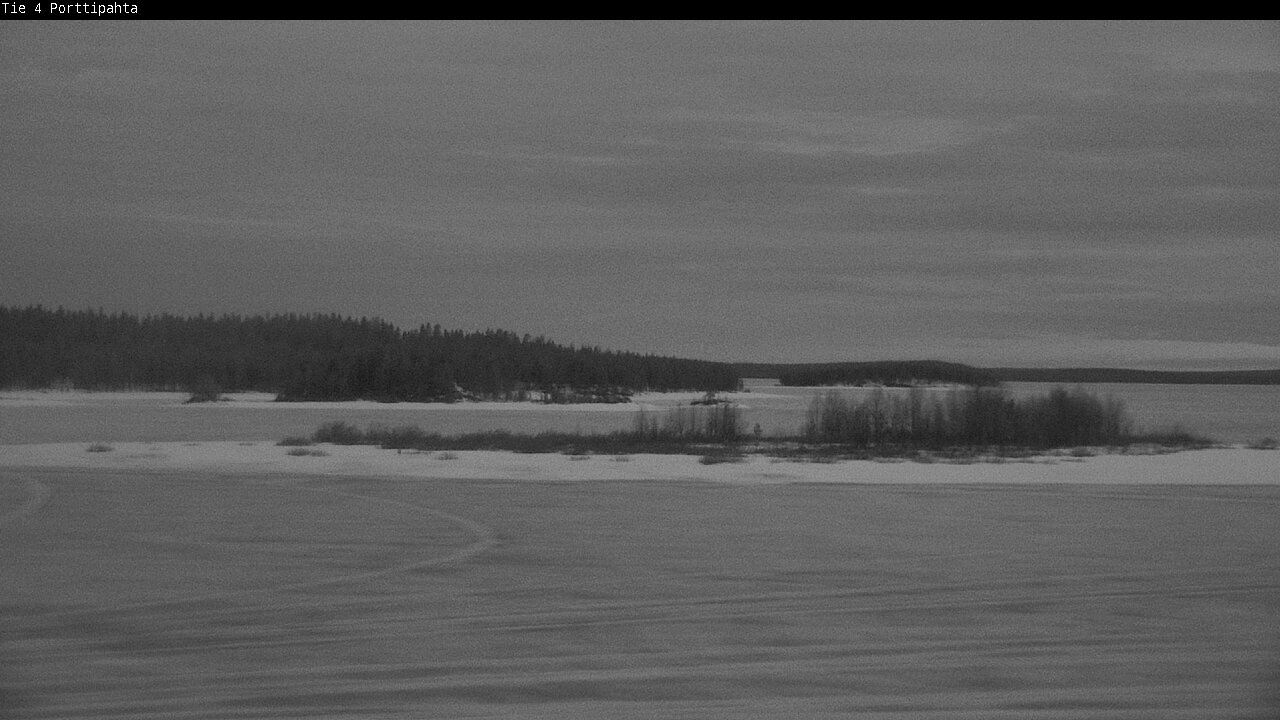 Weather Camera Image Väg 4 Sodankylä, Porttipahta, Sodankylä, Lappi