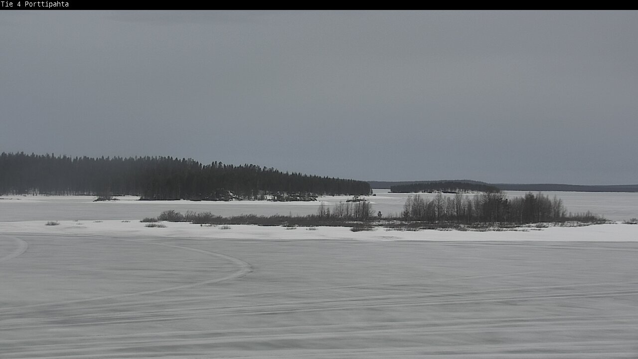Weather Camera Image Väg 4 Sodankylä, Porttipahta, Sodankylä, Lappi