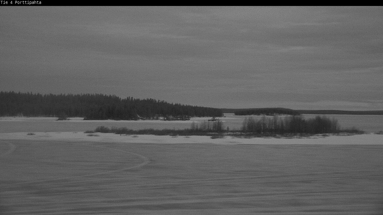 Weather Camera Image Väg 4 Sodankylä, Porttipahta, Sodankylä, Lappi