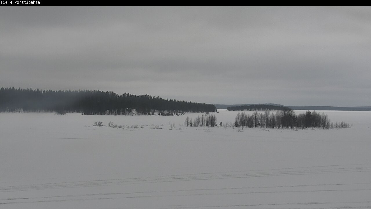 Weather Camera Image Väg 4 Sodankylä, Porttipahta, Sodankylä, Lappi