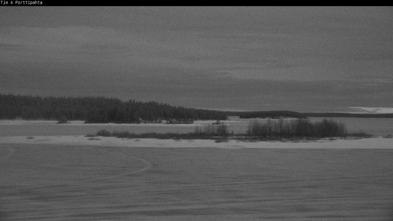 Weather Camera Image Väg 4 Sodankylä, Porttipahta, Sodankylä, Lappi