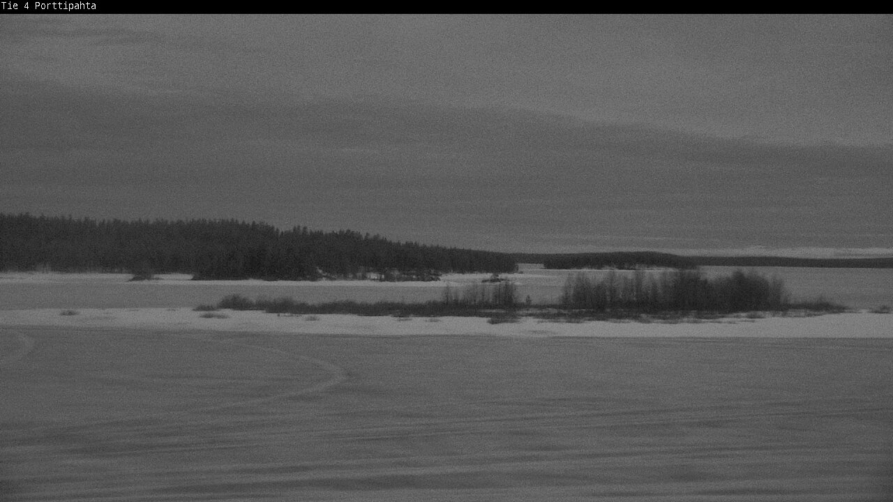 Weather Camera Image Väg 4 Sodankylä, Porttipahta, Sodankylä, Lappi