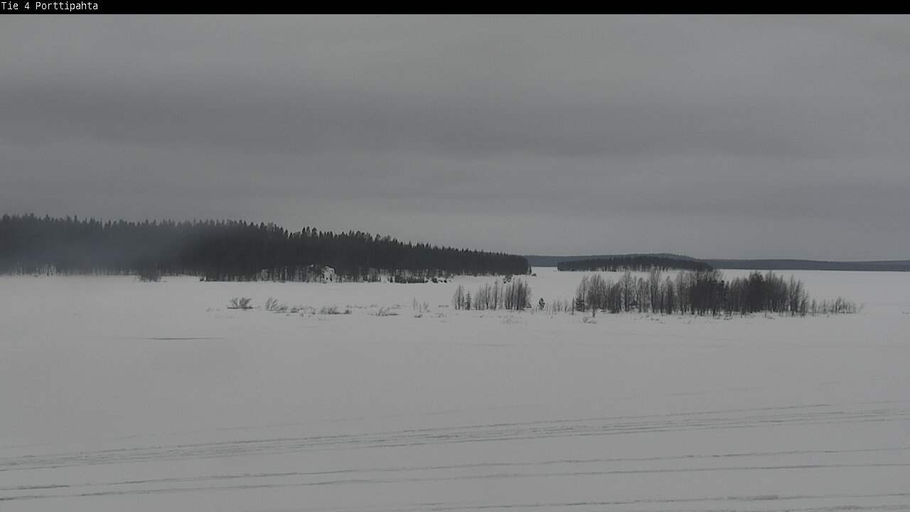 Weather Camera Image Road 4 Sodankylä, Porttipahta, Sodankylä, Lappi